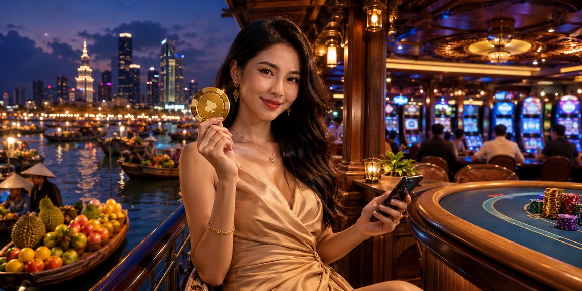 Người dùng vùng đồng bằng sông Cửu Long thưởng thức cà phê và trải nghiệm casino trên di động